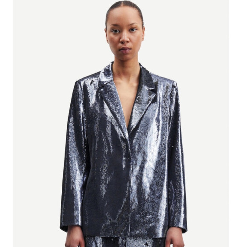 Samsoe Samsoe sequin blazer NWT